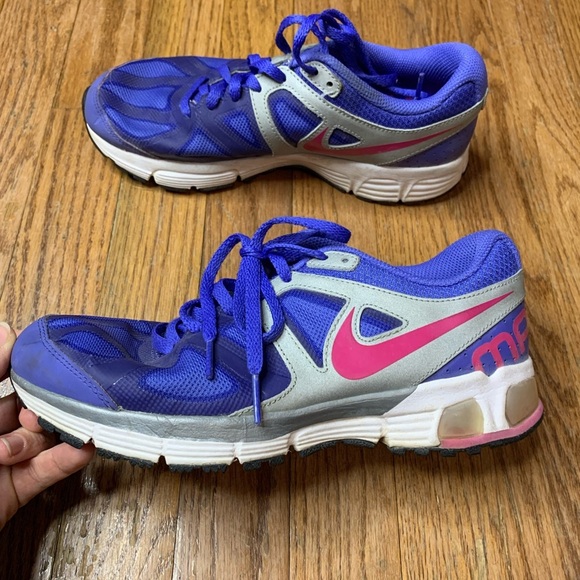 Nike Air Max Run Lite 4 Youth 5Y Purple Blue Pink Running Shoes Womens 6.5 - Picture 5 of 12